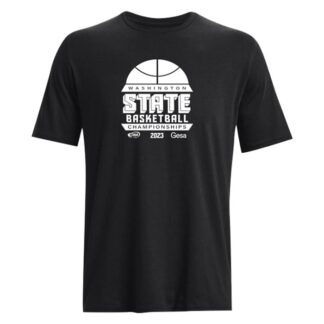 WIAA 2023 Basketball Championships UA Short Sleeve T-Shirt -Black