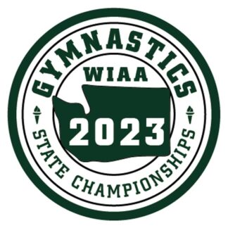 WIAA 2023 Gymnastics Championships Patch