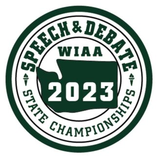 WIAA 2023 State Speech and Debate Championships letterman jacket Patch