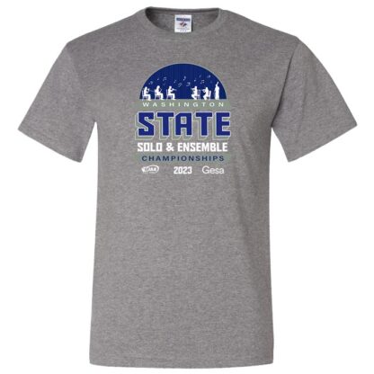 WIAA 2023 State Solo and Ensemble Short Sleeve T-Shirt - Grey