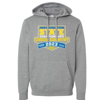 2023 WIAA State Cross Country Hoodie - Charcoal Heather