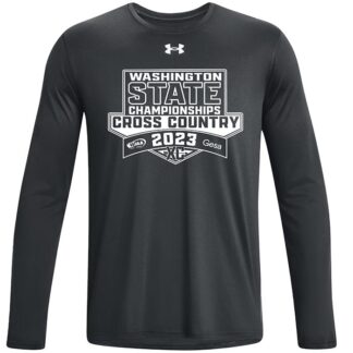 2023 WIAA State Cross Country UA Long Sleeve T Shirt - Stealth-Grey