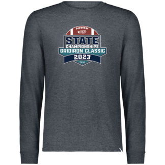 2023 WIAA State Football Long Sleeve T Shirt - Black Heather