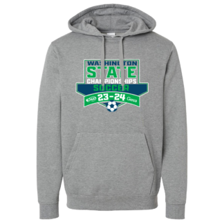 2023 WIAA State Soccer Championships Hoodie - Charcoal Heather