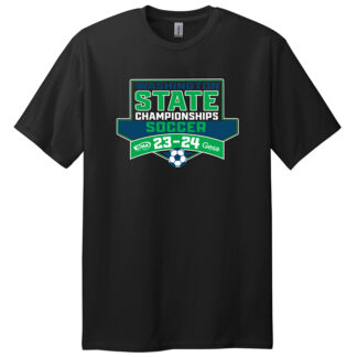 2023 WIAA State Soccer Short Sleeve T Shirt - Black