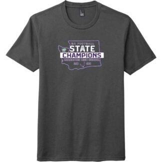 2023 WIAA 2A State Football Champs SST - Dark Grey