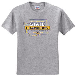 2023 WIAA 3A State Football Champions - Wolverines - Short Sleeve Tee