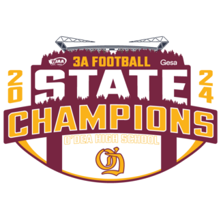 WIAA 2024 State Football Champs 3A: O’Dea Apparel