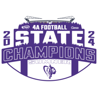 WIAA 2024 State Football Champs 4A: Sumner Apparel