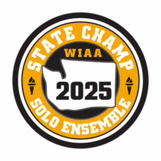 WIAA 2025 State Solo & Ensemble Champ Patch