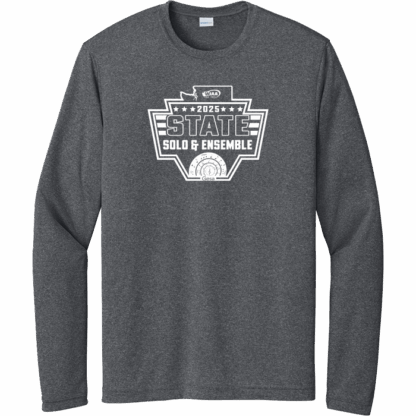 WIAA 2025 State Solo & Ensemble Performance Long Sleeve - Dark Grey