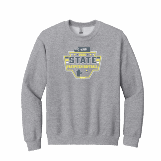 WIAA 2025 State Fastpitch Softball Crewneck - Light Grey