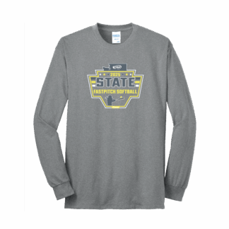 WIAA 2025 State Fastpitch Softball Long Sleeve - Light Grey