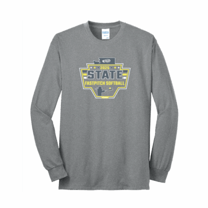 WIAA 2025 State Fastpitch Softball Long Sleeve - Light Grey