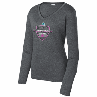 WCD3 2024 Volleyball Ladies Performance Long Sleeve - Dark Grey