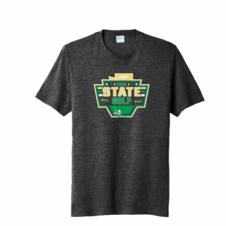 WIAA 2025 State Golf Short Sleeve - Black Heather