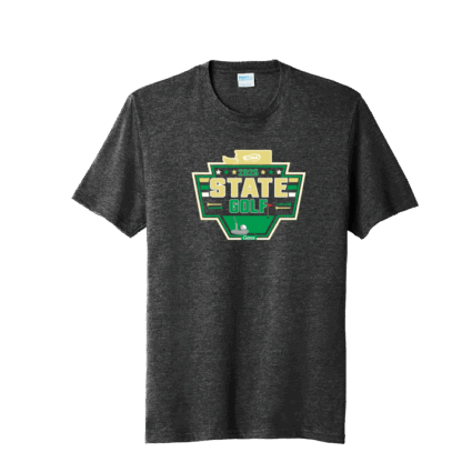 WIAA 2025 State Golf Short Sleeve - Black Heather