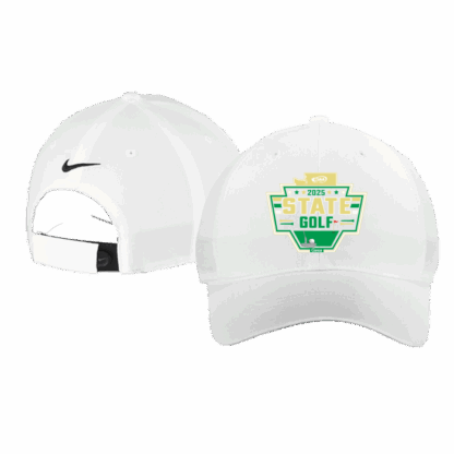 WIAA 2025 State Golf Nike Hat - White