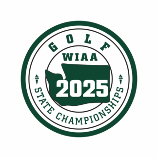 WIAA 2025 State Golf Championships Patch - Green/white