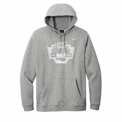 WIAA 2025 State Golf Nike Hoodie - Light Grey