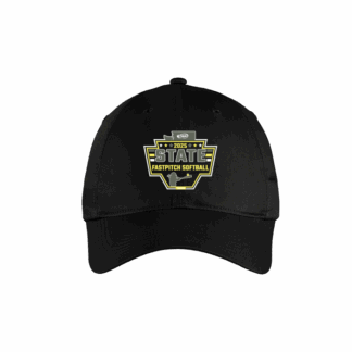 WIAA 2025 State Fastpitch Softball Nike Hat - Black