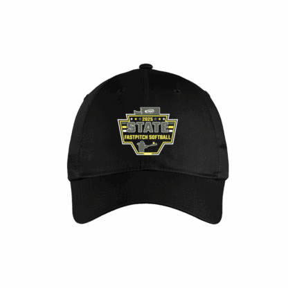 WIAA 2025 State Fastpitch Softball Nike Hat - Black