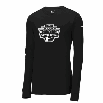 WIAA 2025 State Fastpitch Softball Nike Performance Long Sleeve - Black