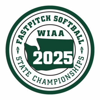 WIAA 2025 State Fastpitch Softball Championships Patch - Green/white