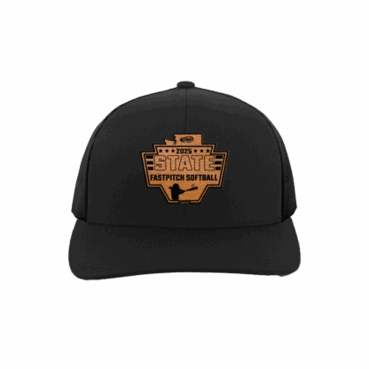 WIAA 2025 State Fastpitch Softball Trucker Hat - Black
