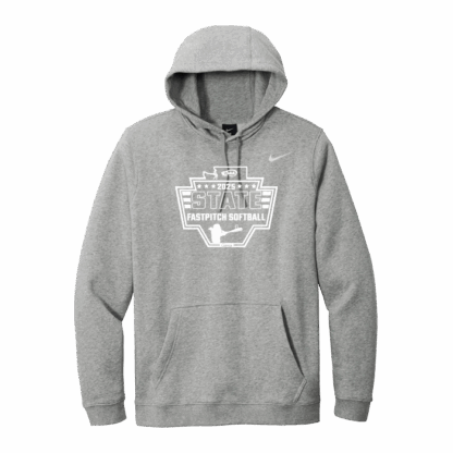 WIAA 2025 State Fastpitch Softball Nike Hoodie - Light Grey