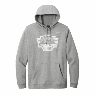 WIAA 2025 State Track Nike Hoodie - Light Grey