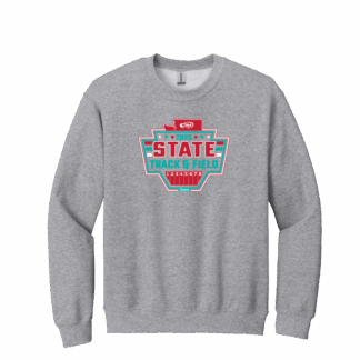 WIAA 2025 State Track Crewneck - Light Grey