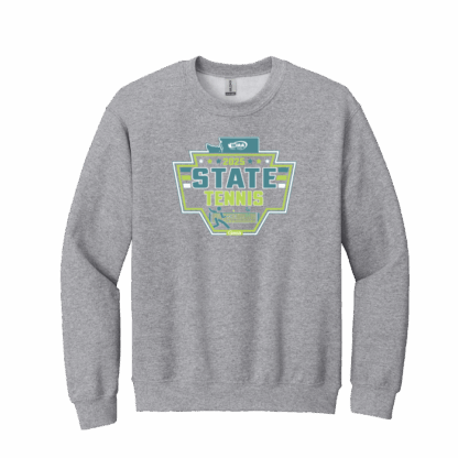 WIAA 2025 State Tennis Crewneck - Light Grey