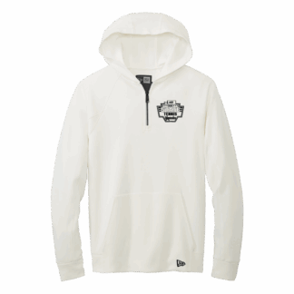 WIAA 2025 State Tennis New Era Hooded 1/4 Zip - White