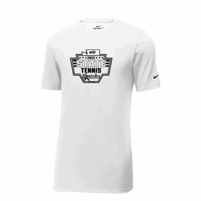 WIAA 2025 State Tennis Nike Short Sleeve - White