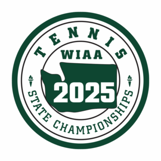WIAA 2025 State Tennis Championships Patch - Green/white