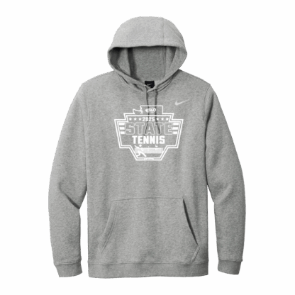 WIAA 2025 State Tennis Nike Hoodie - Light Grey