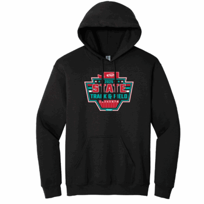 WIAA 2025 State Track Hoodie - Black