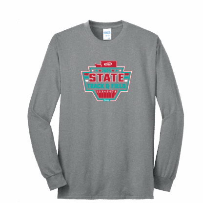 WIAA 2025 State Track Long Sleeve - Light Grey