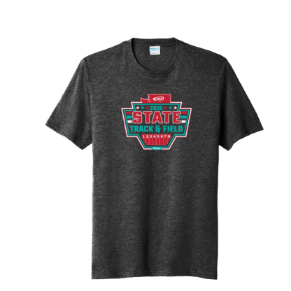 WIAA 2025 State Track Short Sleeve - Black Heather