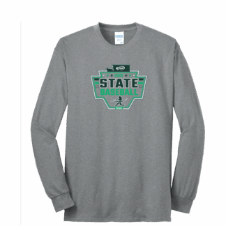 WIAA 2025 State Baseball Long Sleeve - Light Grey