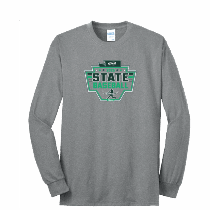 WIAA 2025 State Baseball Long Sleeve - Light Grey