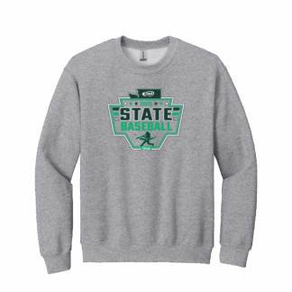 WIAA 2025 State Baseball Crewneck - Light Grey