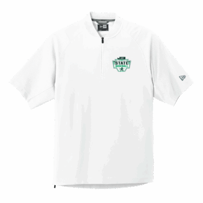 WIAA 2025 State Baseball New Era Cage Pullover - White