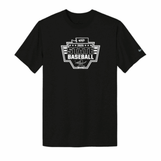 WIAA 2025 State Baseball Nike Short Sleeve - Black