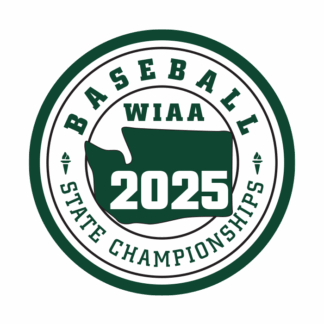 WIAA 2025 State Baseball Championships Patch - Green/white