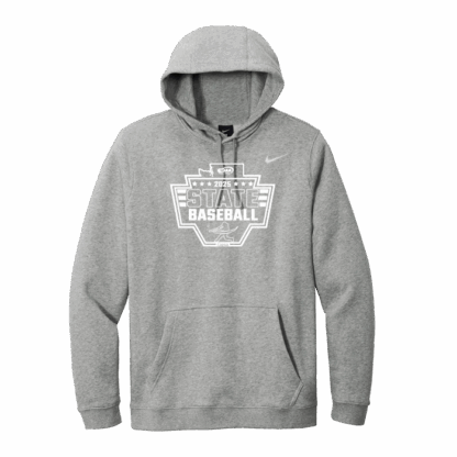 WIAA 2025 State Baseball Nike Hoodie - Light Grey