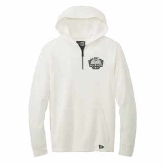 WIAA 2025 State Track New Era Hooded 1/4 Zip - White