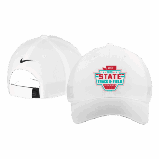 WIAA 2025 State Track Nike Hat - White