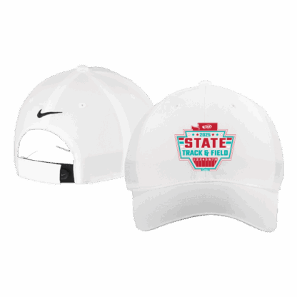 WIAA 2025 State Track Nike Hat - White